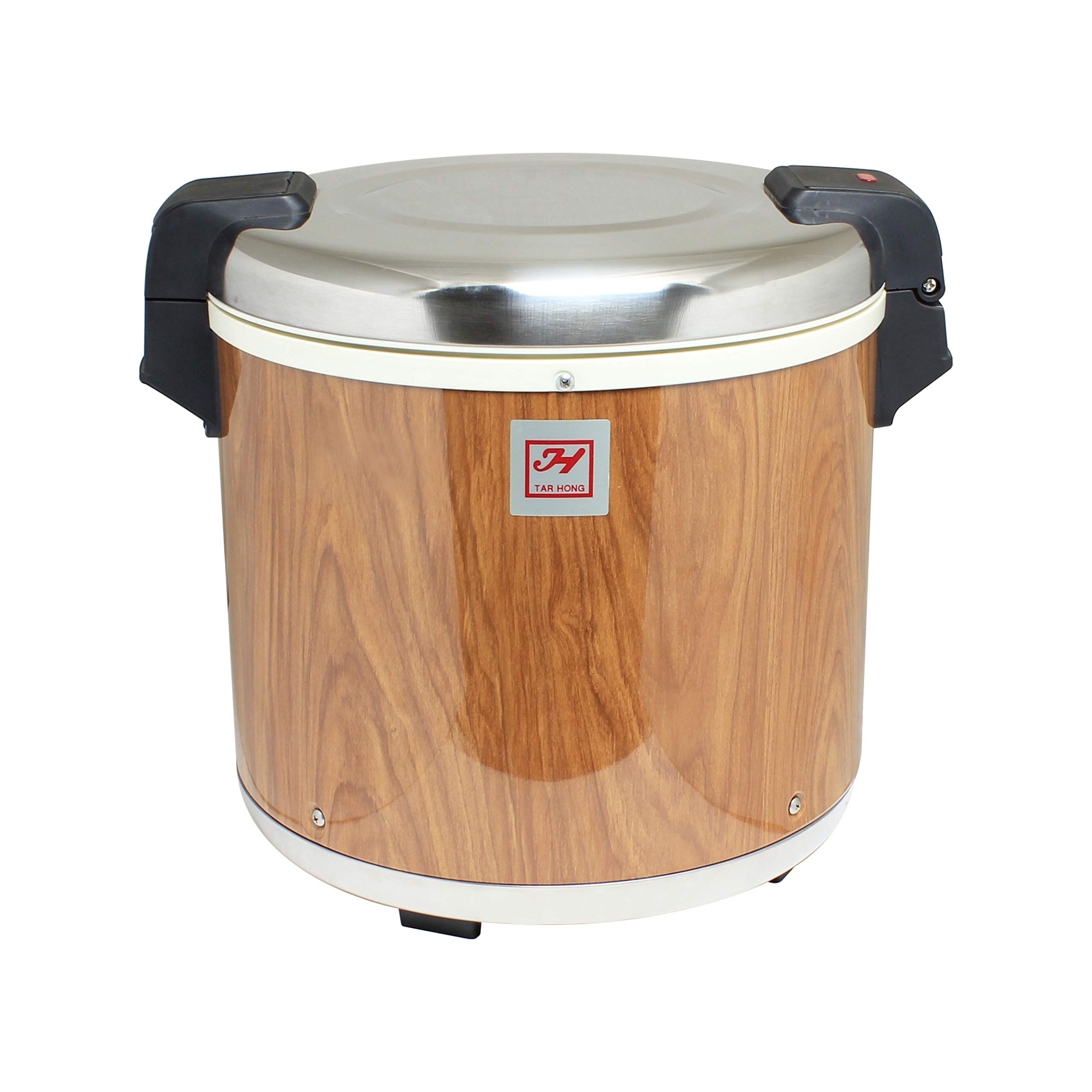 Excellante SEJ21000 Commercial 50-Cup Rice Warmer with Wood-Grain Design - Perfect for Restaurants, Catering & Buffets - Keep Rice Fresh & Warm for Hours