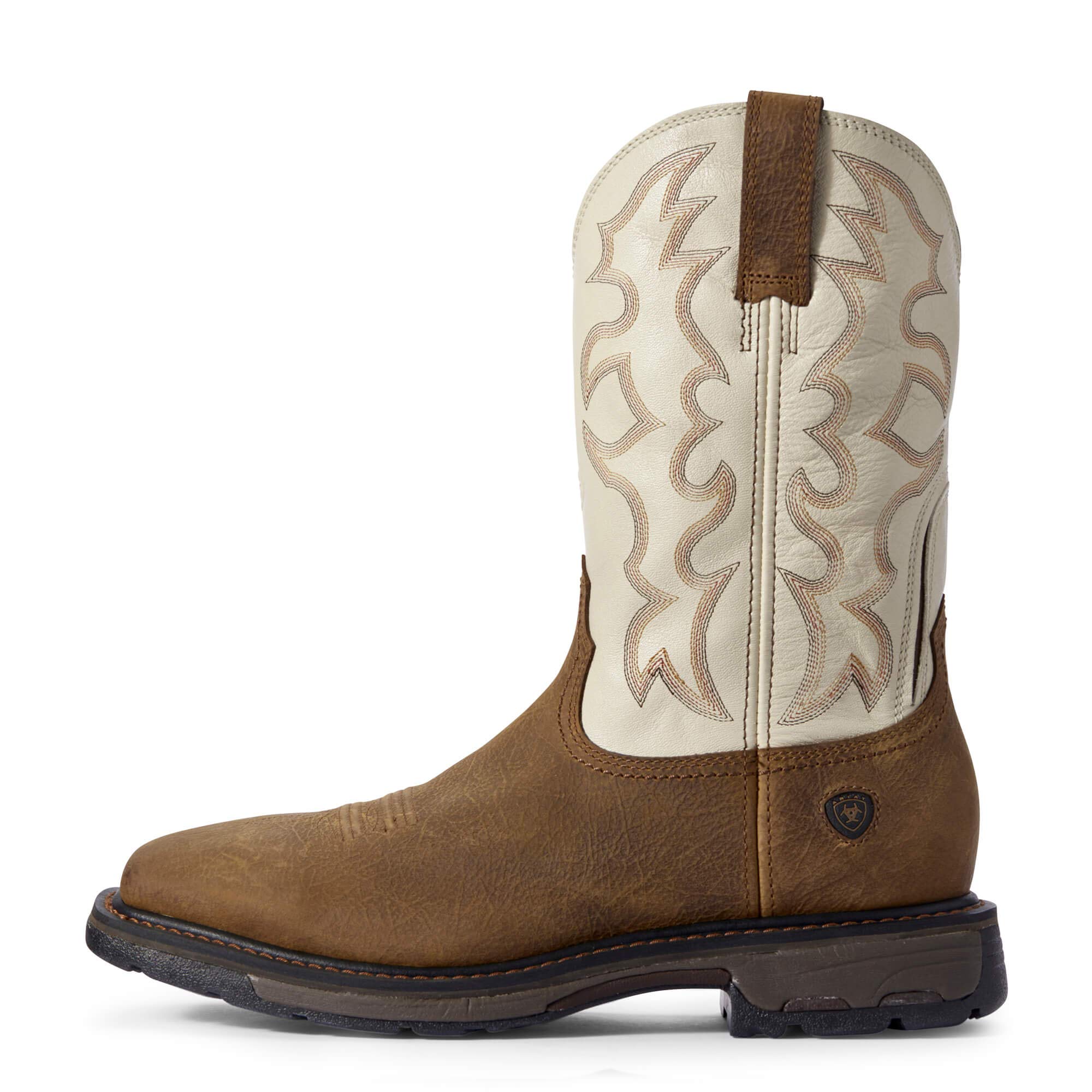 ARIAT Workhog Wide Square Toe Men's Work Boots - Durable & Comfortable for Construction, Farming & Outdoor Work