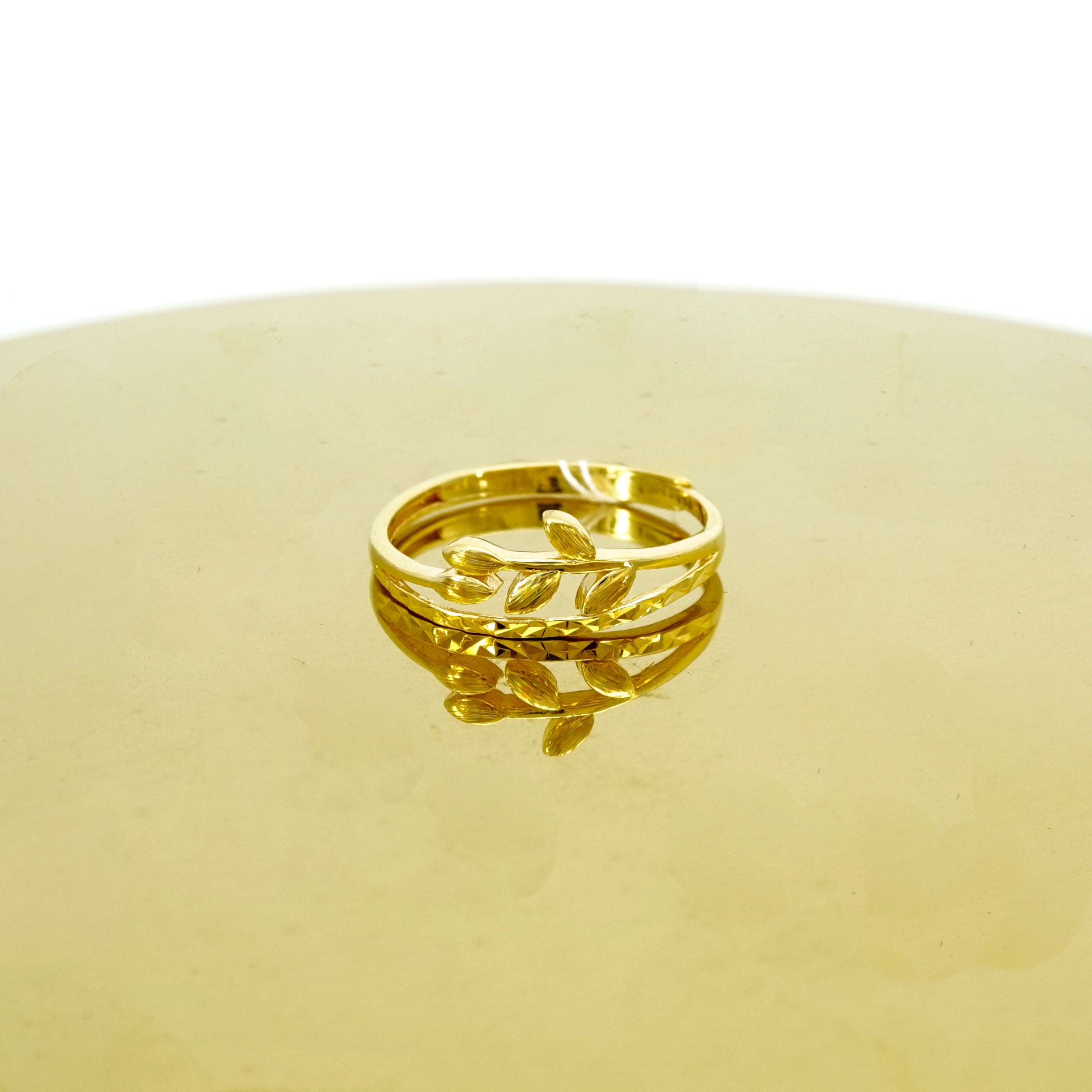 24K Gold Ring for Women - Elegant & Durable Solid Gold Jewelry - Perfect for Weddings, Anniversaries & Special Occasions