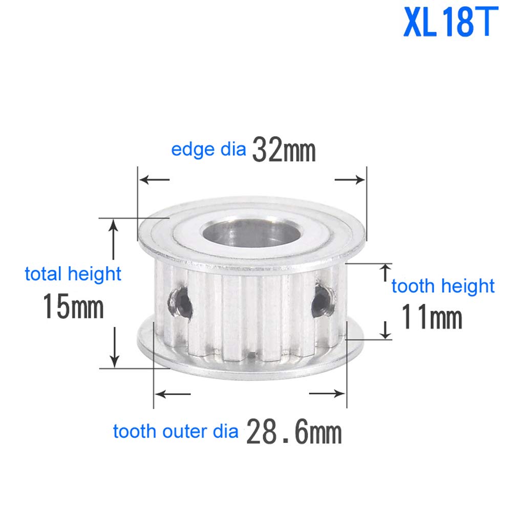 XL 18 Teeth 15mm Bore 11mm Tooth Width 1/5