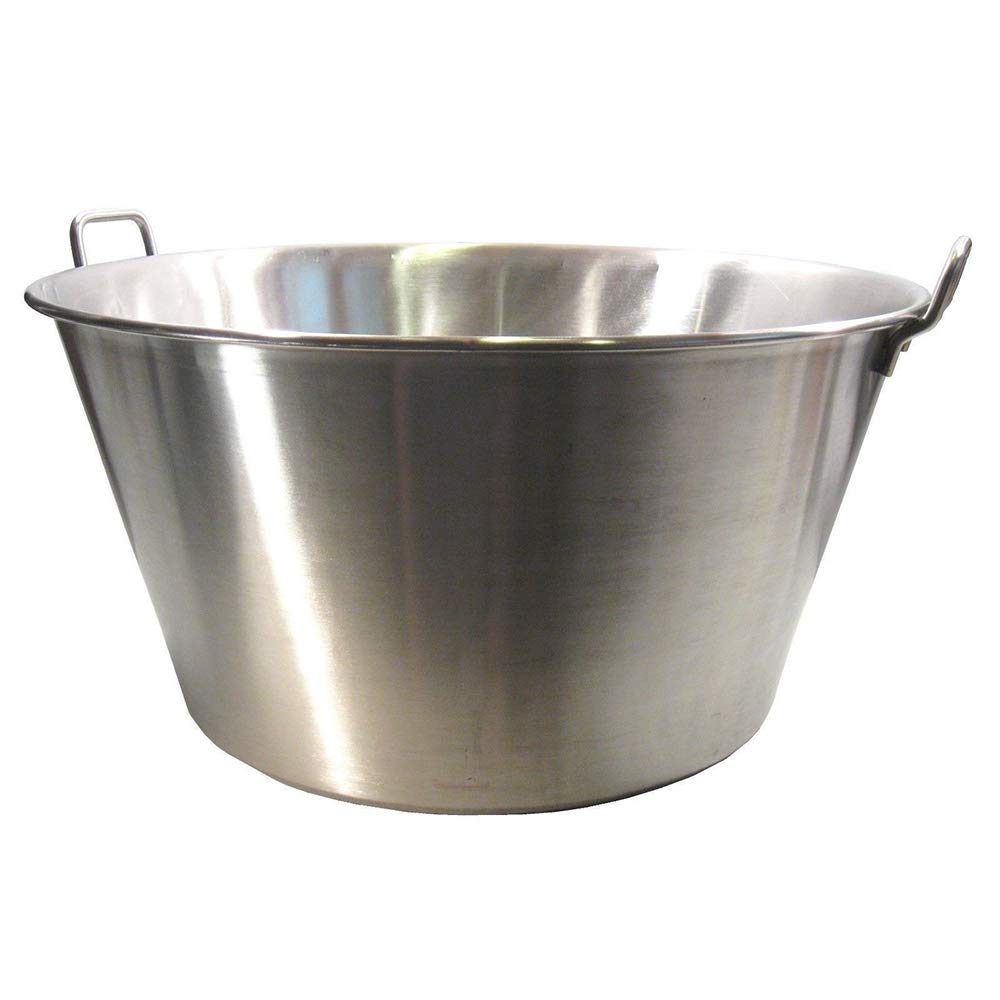 Extra Large Stainless Steel Carnitas Pan - 24.5
