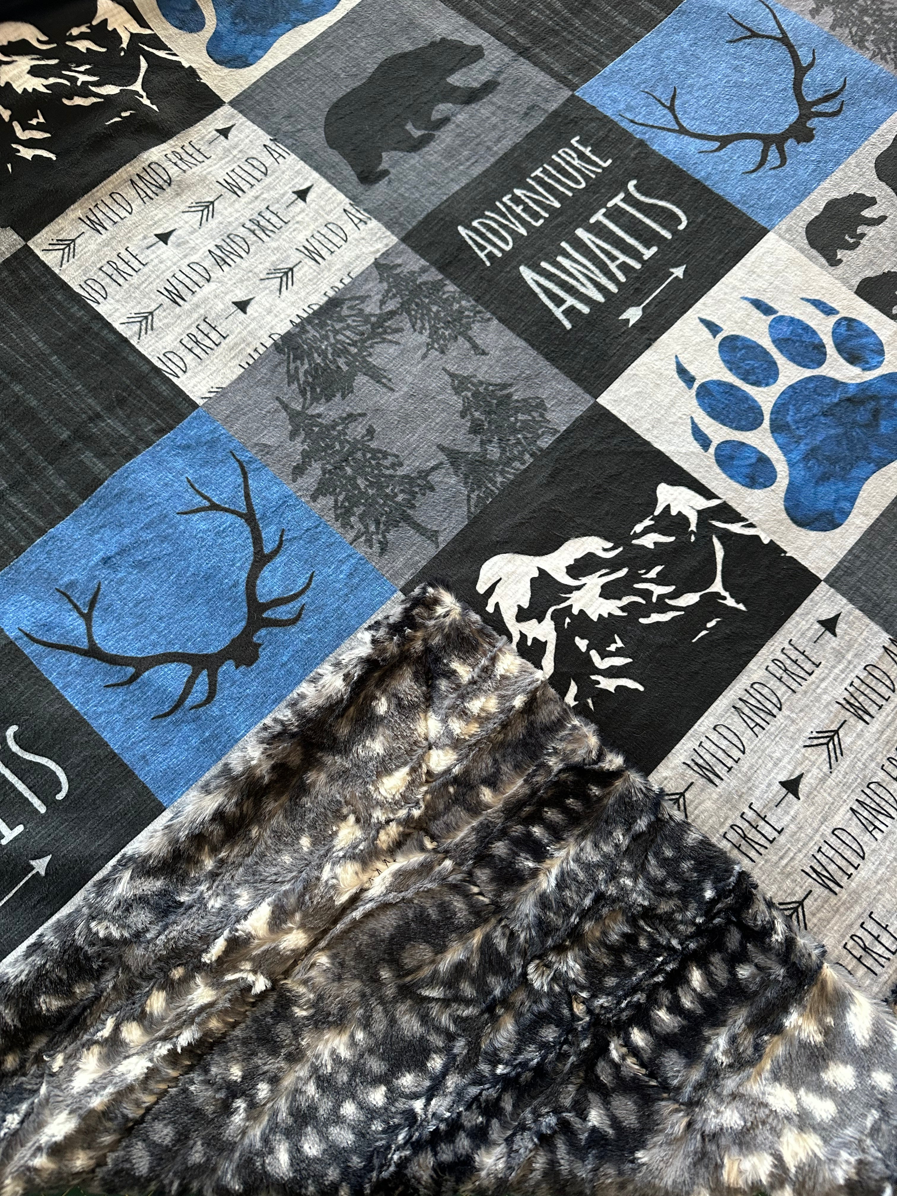 Luxe Cuddle 54x79 Large Soft Blanket for Bed, Couch & Outdoor Adventures - Cozy Throw for Camping, Travel and Home Decor