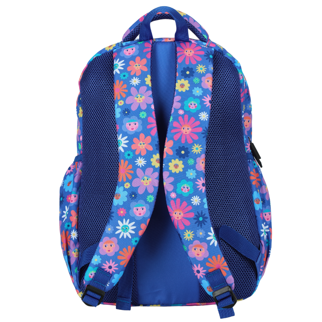 Flower Friends Large School Backpack for Kids & Teens - Durable Waterproof Bookbag with Laptop Compartment - Perfect for School, College, Travel & Daily Use