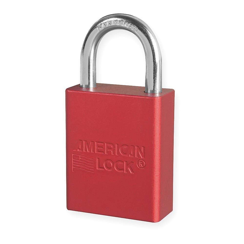 SEPTLS045A1105RED - High Security Solid Aluminum Padlocks with Key (A1105RED) - Ideal for Home, Garage, Storage Units & Outdoor Use
