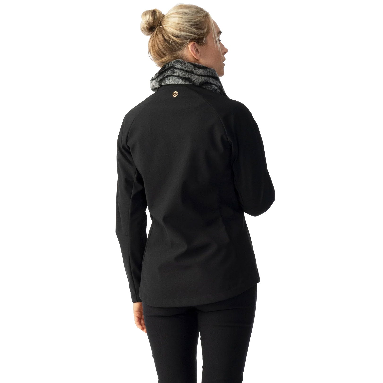 Alexia Black Women's Golf Jacket - Lightweight Waterproof Windbreaker for Outdoor Sports & Daily Wear - Perfect for Golfing, Running & Casual Use