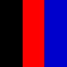 Black/Blue/Red