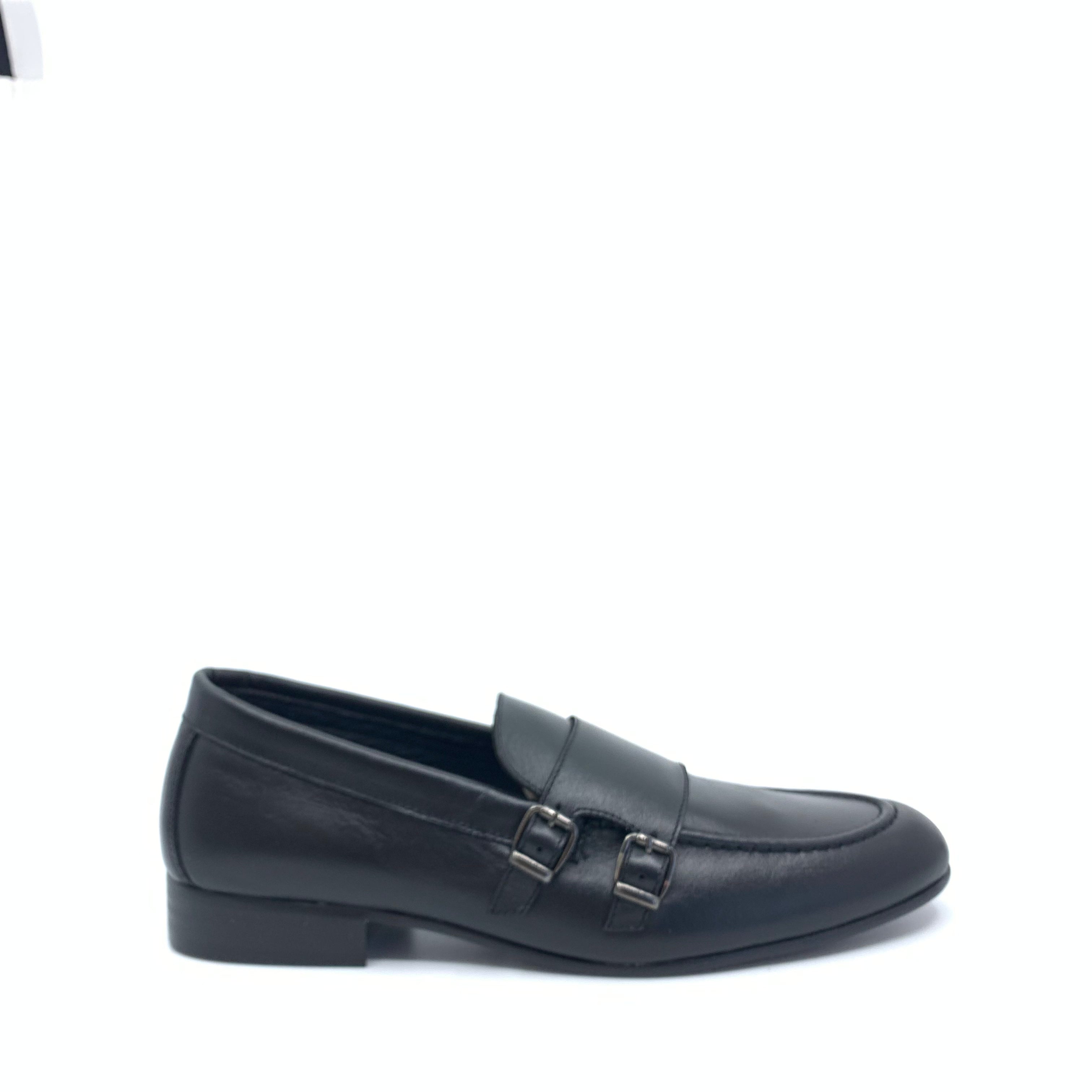Premium Black Double Monk Strap Dress Shoes for Men - Classic Formal Business & Wedding Oxfords - Comfortable Leather Loafers for Office, Parties & Special Occasions