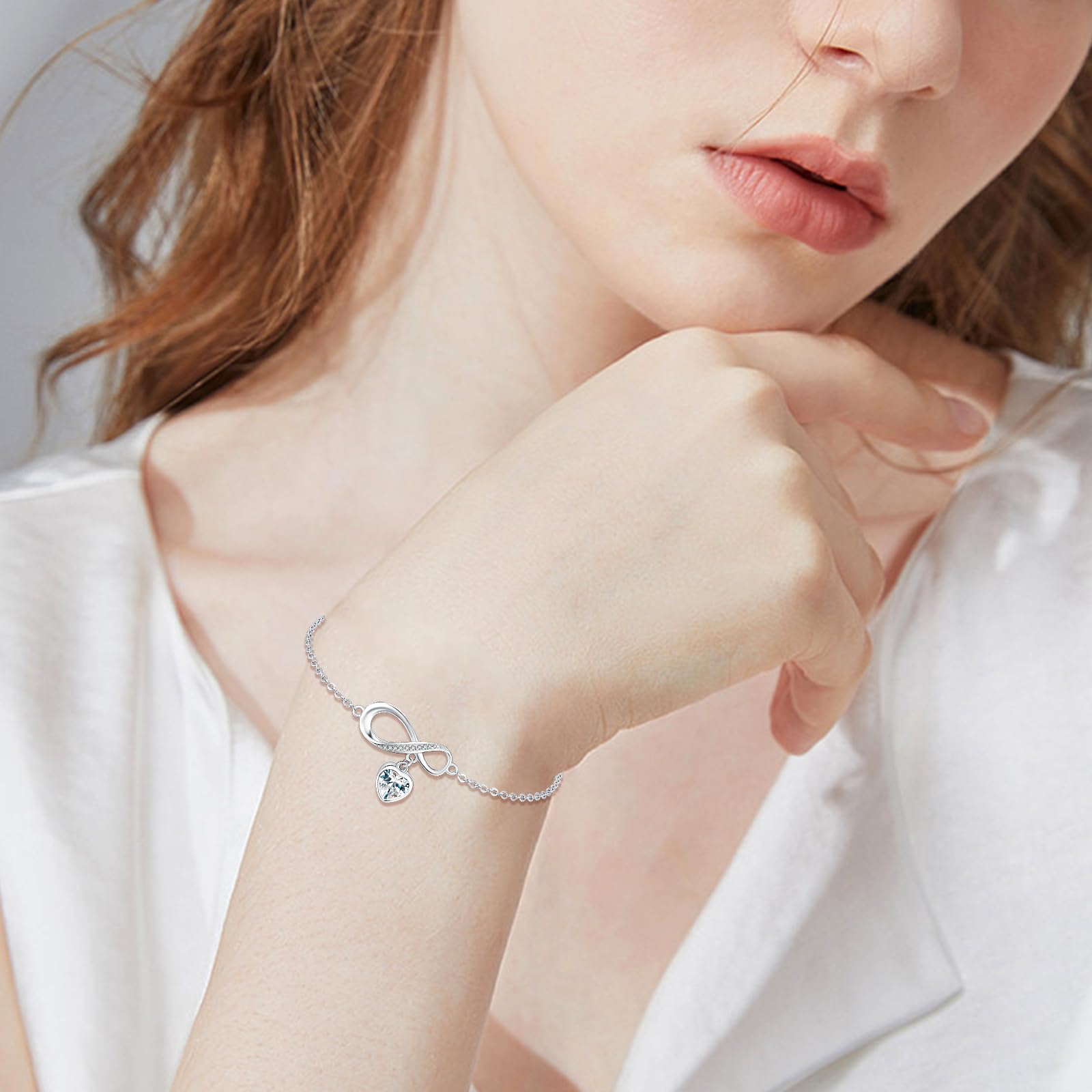 925 Sterling Silver Bracelets for Women - Dinosaur, Rose, Hummingbird, Infinite Love & Elephant Charms | Animal Jewelry Gifts for Girlfriend, Wife, Daughter | Perfect for Birthdays, Anniversaries & Everyday Wear