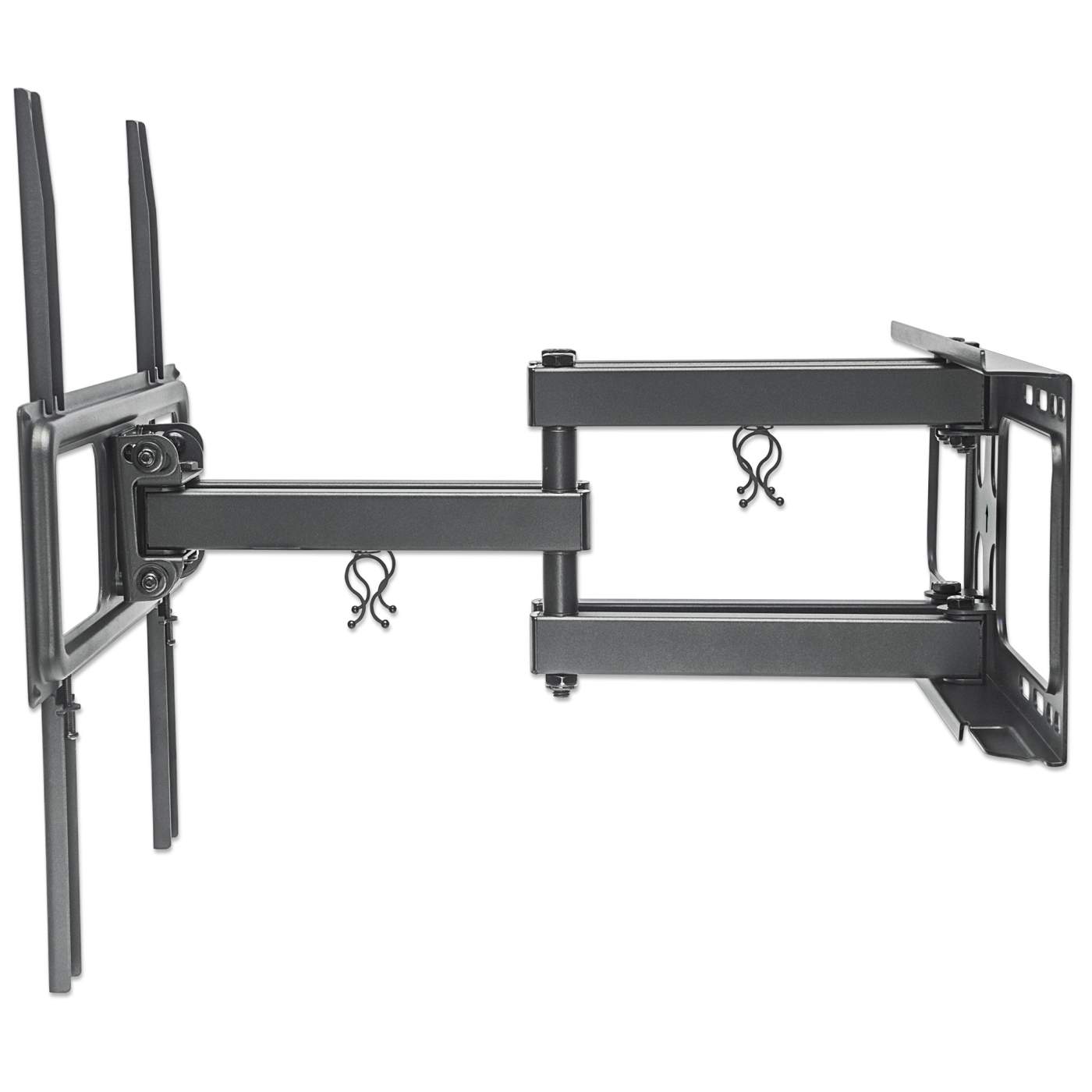 Full Motion TV Wall Mount Bracket with Post Leveling Adjustment - Articulating Swivel Tilt for 26-70 Inch Flat Screen TVs - Perfect for Living Room, Bedroom & Home Theater Setup