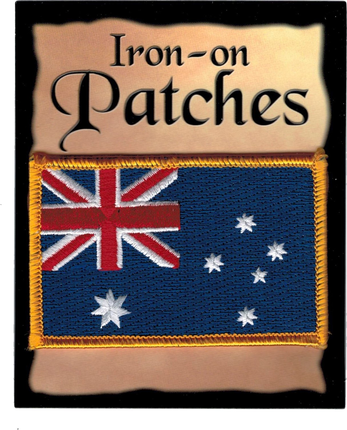 Australia Iron-on Embroidered Patch - Customizable Fabric Badge for Jackets, Bags & Hats - DIY Sewing & Clothing Repair Accessories for Denim, Jeans & Backpacks