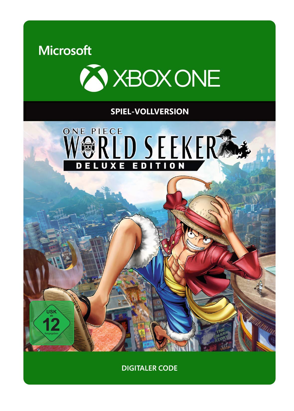 ONE PIECE World Seeker Deluxe Edition Xbox One Game - Digital Download Code | Anime Adventure Action RPG for Fans | Play as Luffy in Open World