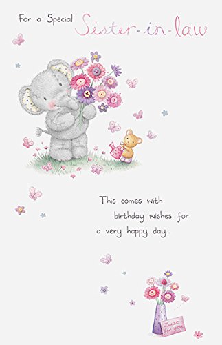 Elliot & Buttons Sister-in-Law Birthday Card - Funny & Heartwarming Greeting Card for Sister-in-Law's Special Day - Perfect for Birthday Celebrations, Family Gatherings & Thoughtful Surprises