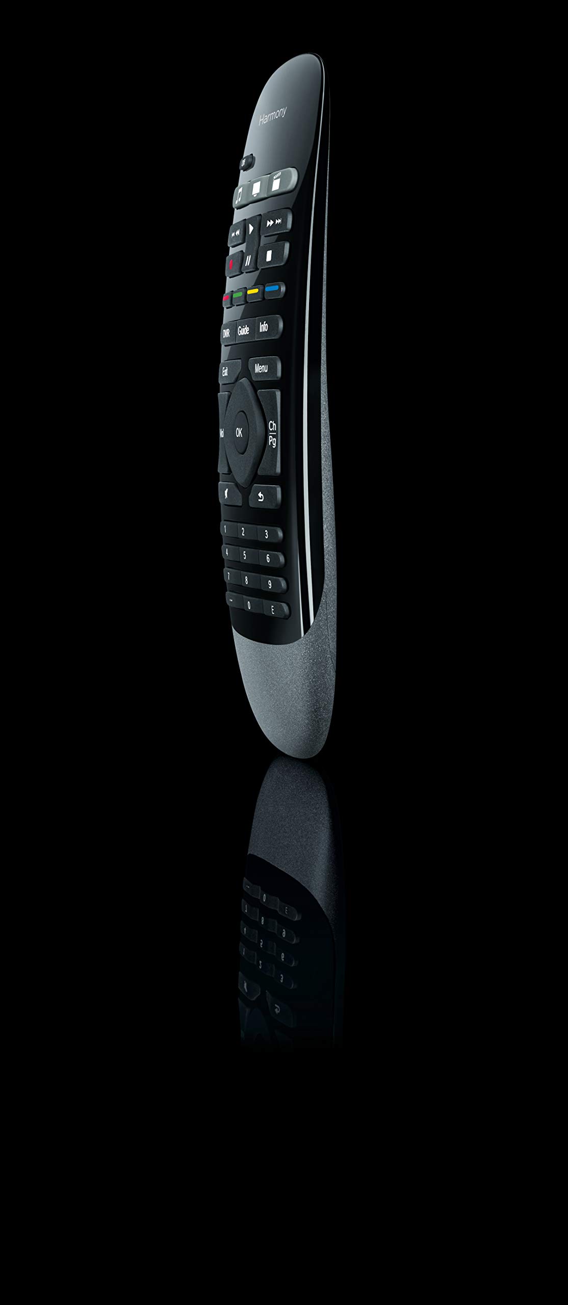Logitech Harmony Smart Control Universal Remote with Smartphone App - All-in-One Black Remote for TV, Cable, Gaming & Smart Home Devices | Easy Setup & Voice Control for Home Entertainment