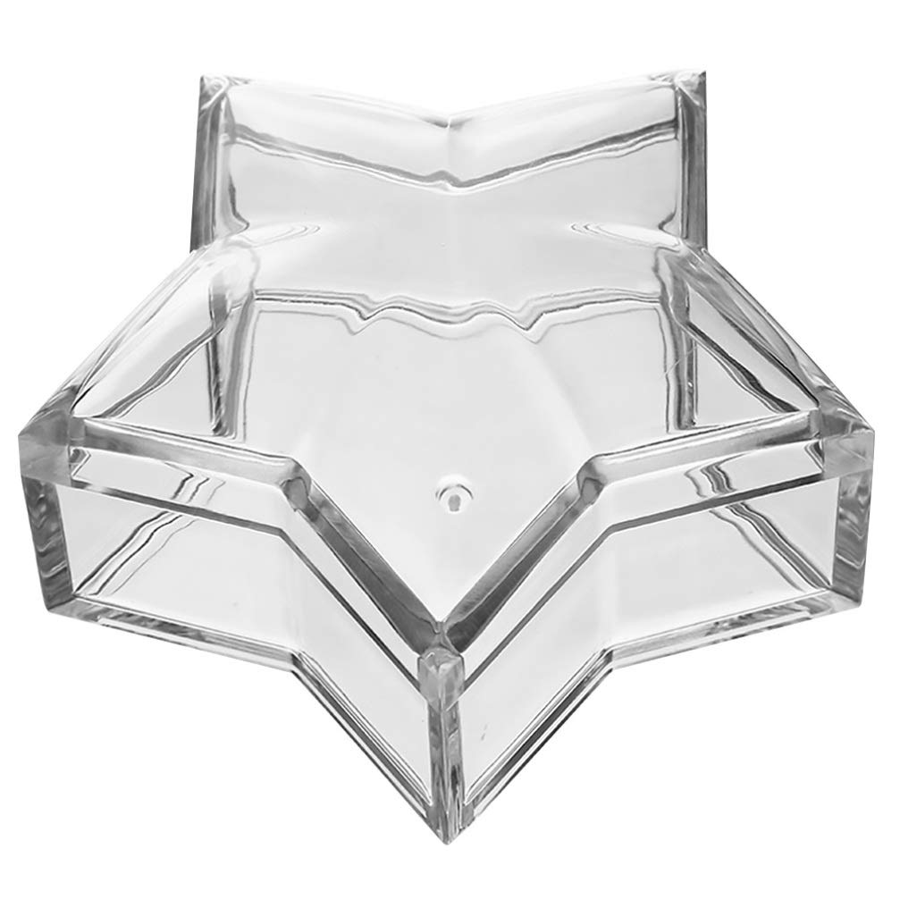 Cabilock 5-Pointed Star Shaped Storage Box - Nail Polish Organizer, Bead Storage Container, Craft Supply Organizer for Desktop & Vanity - Perfect for DIY Crafts, Jewelry Making & Salon Organization