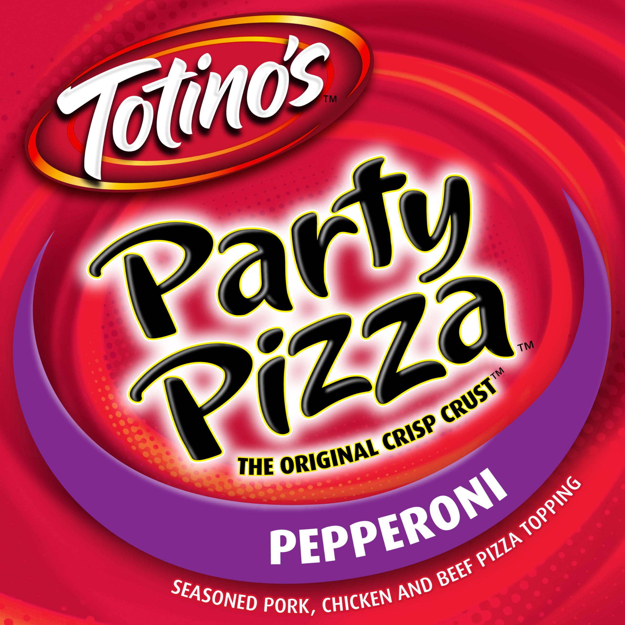 Totino's Pepperoni Party Pizza - Frozen Snack, 10.2 oz (1 Count) - Perfect for Game Nights, Quick Lunches & After-School Snacks