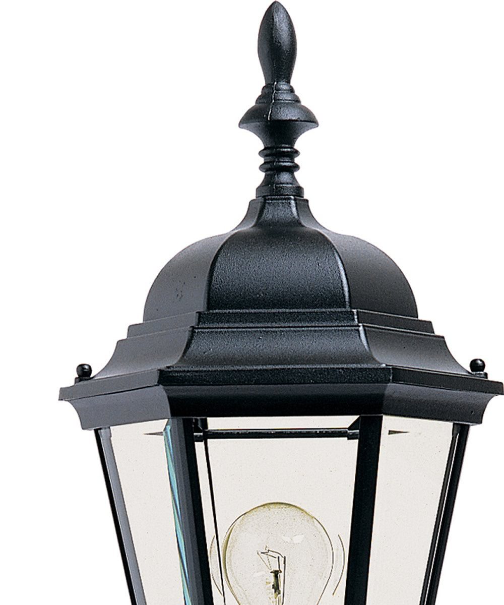 Black Large Outdoor Wall Mount Lantern - Weatherproof Exterior Light Fixture for Porch, Patio, Garden & Entryway Lighting