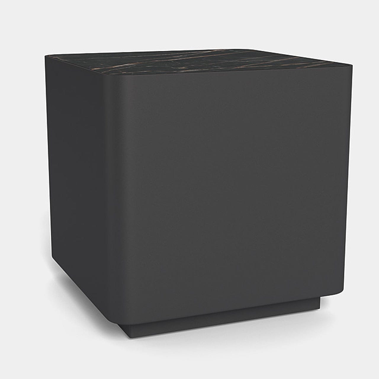 Antigua Outdoor Square Side Table - Durable Weather-Resistant Patio Furniture for Garden, Poolside & Balcony Use