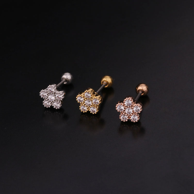 20G Cartilage Tiny Stud Earrings for Conch, Tragus & Helix Piercings - Hypoallergenic Stainless Steel Body Jewelry | Perfect for Daily Wear, Parties & Gifts