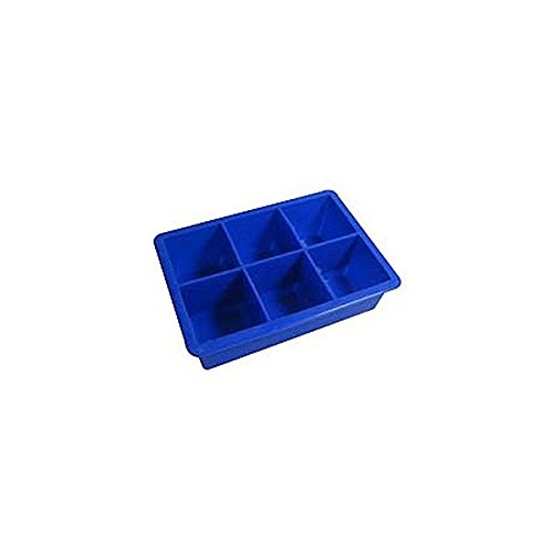 Premium Silicone Ice Cube Tray - 2 Inch Large Square Ice Molds - BPA Free, Flexible & Durable - Perfect for Cocktails, Iced Coffee & Home Bar Use