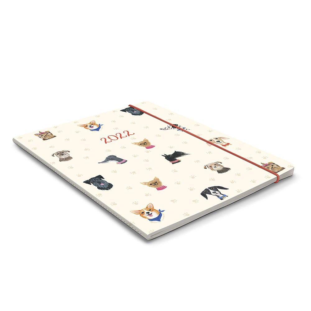 Doggone Cute Just Right Monthly 2022 Planner - Small Changes 1 EA - Perfect for Organizing Schedules, Tracking Goals & Daily Planning
