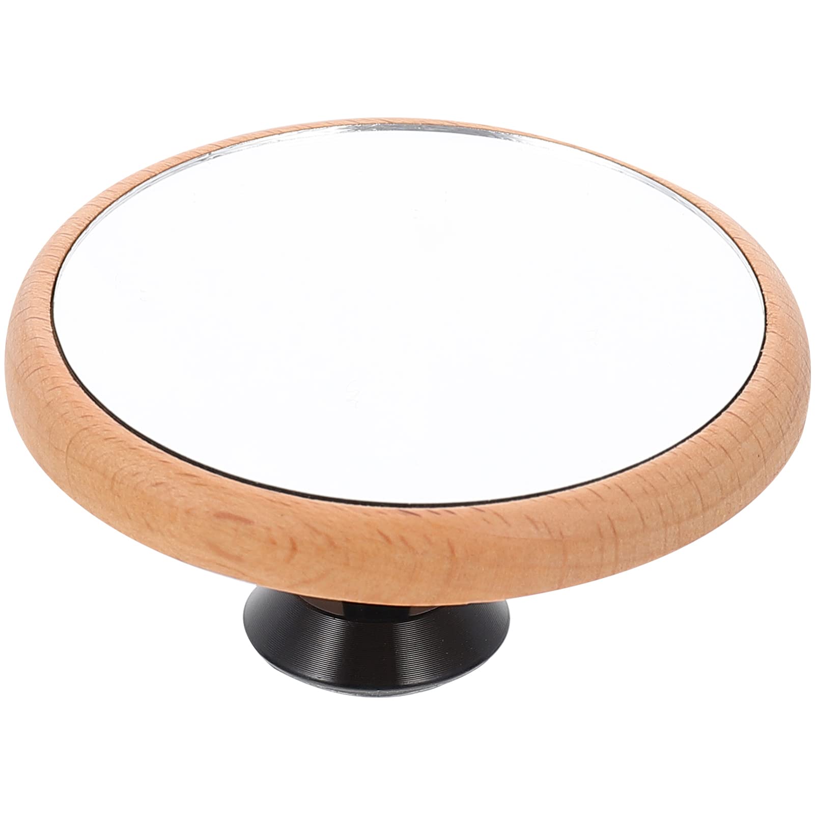 360° Rotating Espresso Coffee Mirror with Wooden Base - Barista Tool for Observing Espresso Shots & Perfecting Crema - Ideal for Home Baristas & Coffee Shops