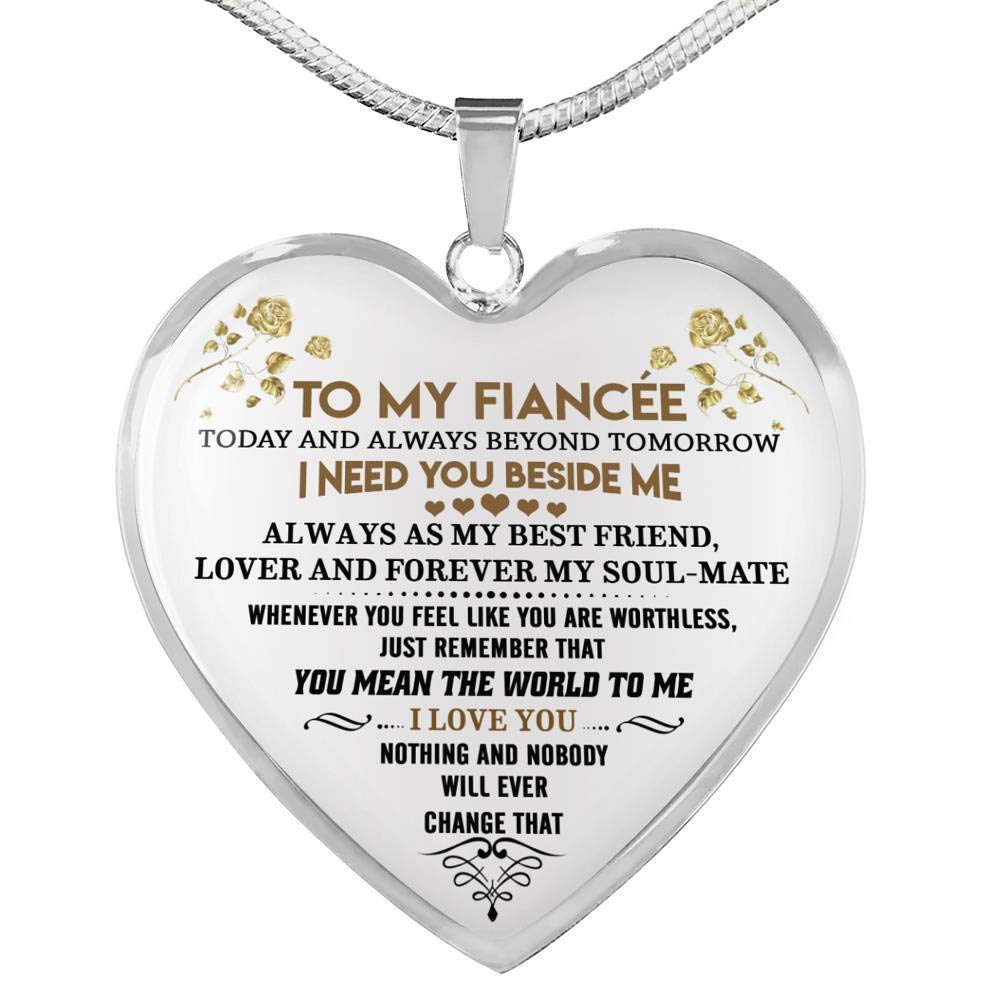 Romantic Heart Necklace for Wife - Love Gift for Anniversary & Christmas