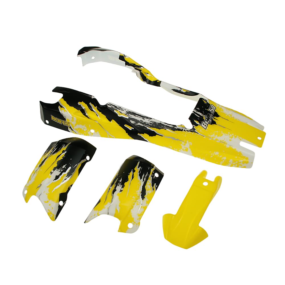 1/5 Scale RC Car Body Shell Cover for HPI Rofun BAHA Kingmotor Rovan Baja 5B Truck - Durable Replacement Part (Yellow) - Perfect for Off-Road Racing & RC Car Upgrades