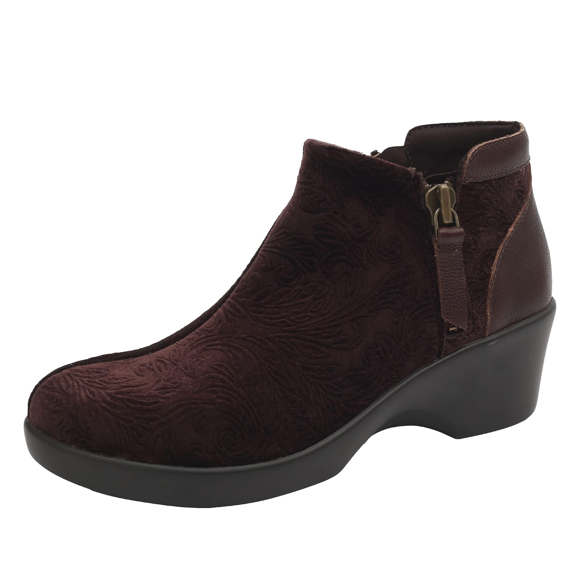 Alegria Sloan Women's Professional Comfort Wedge Shoes - Slip-Resistant & Supportive for Office Work, Nursing, and Long Standing Hours