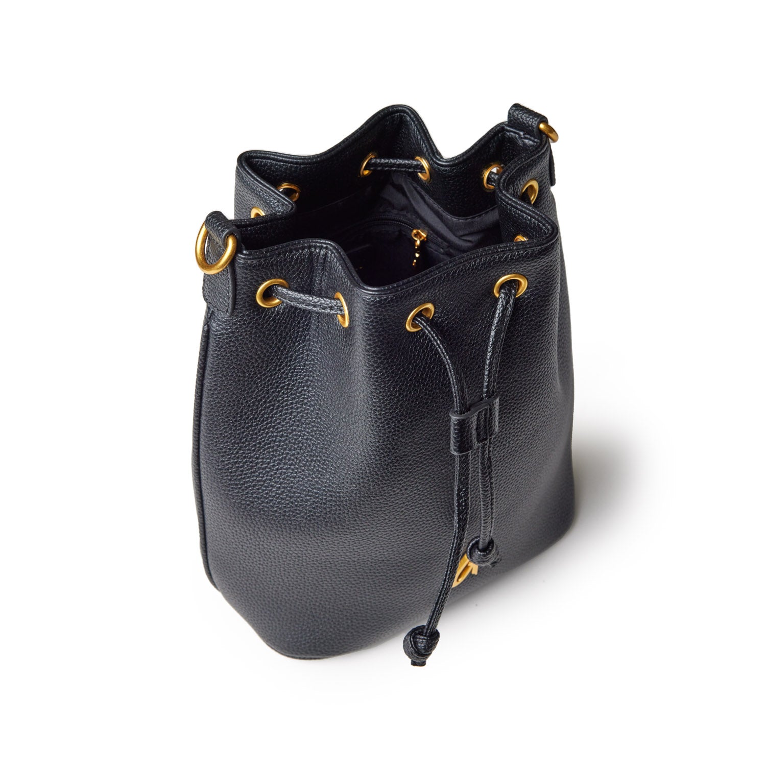 Stylish Medium Pebble Bucket Bag in Black - Perfect for Everyday Use, Travel & Casual Outings