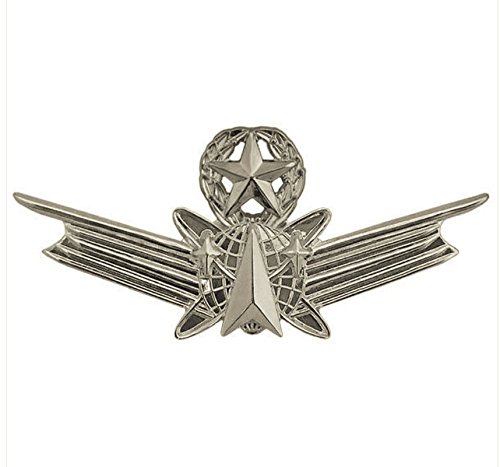 Space Master Air Force Badge Miniature - Collectible Military Insignia for Uniforms, Display Cases & Memorabilia Collections