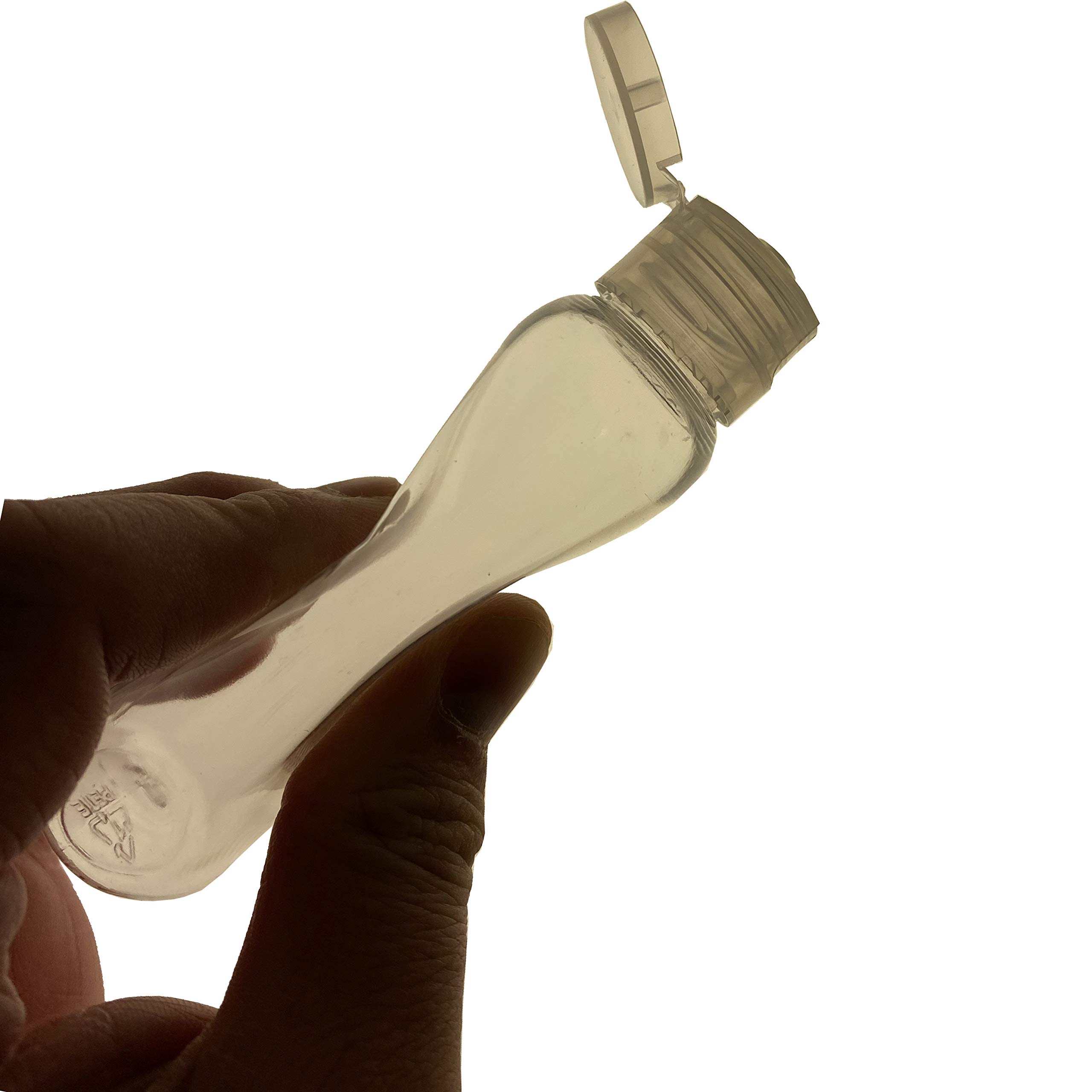 2 oz Plastic Travel Bottles Bulk (250 Count) - Refillable Hand Sanitizer, Shampoo, Lotion & Gel Containers for Travel, Toiletries & Personal Care - Perfect for Airplane Carry-On, Gym Bag & Vacation Essentials