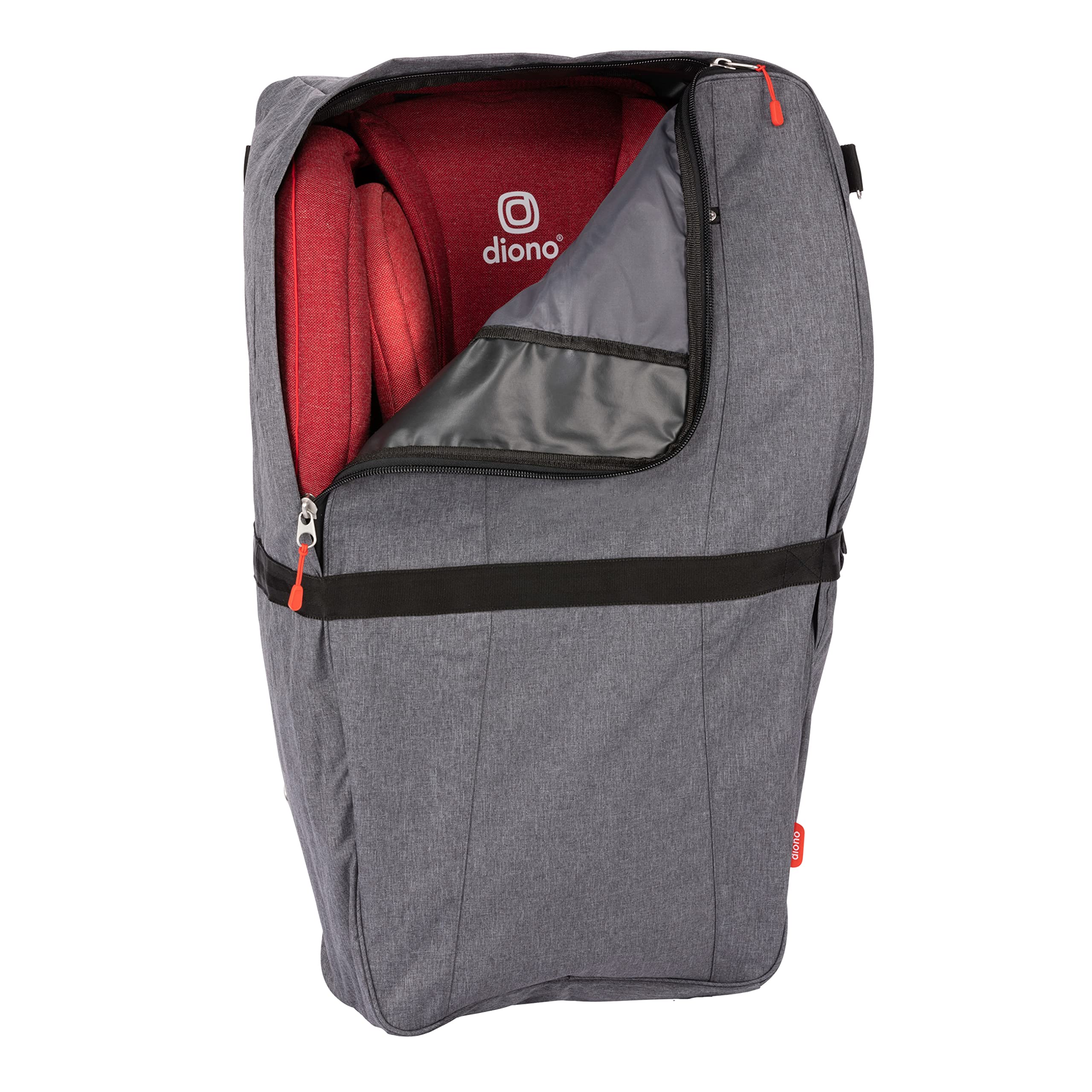 Diono Car Seat Travel Backpack - Durable Protective Airport Travel Bag for Car Seats | Gate Check-In Bag | Convertible Duffle or Backpack with Padded Shoulders | Perfect for Air Travel, Road Trips & Family Vacations