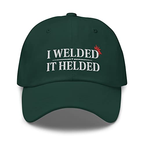 Funny Welder Hat - I Welded It Helmet Cap for Welders & Metalworkers - Perfect for Welding Shops, Construction Sites & DIY Projects
