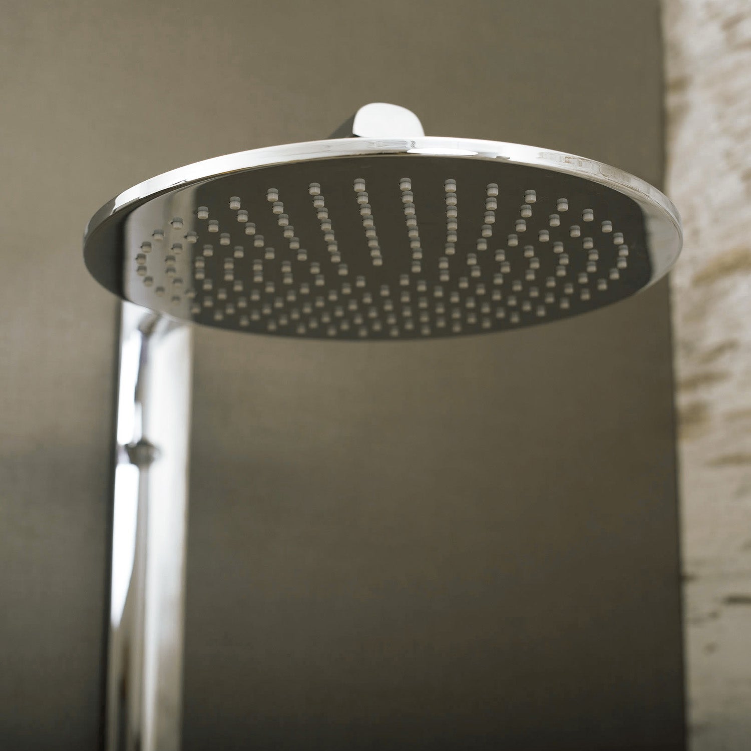 DAX 8-Inch Round Rain Shower System with 3 Adjustable Nozzles, Handheld Shower Head & Individual Controls - Wall Mount Brass Body with Chrome Finish (DAX FH8452 675) - Perfect for Luxurious Spa-Like Bathroom Experience