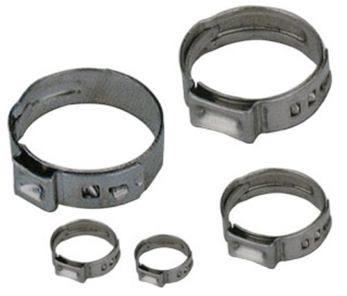 Stainless Steel Hose Clamps 50pcs (12.3-14.8mm) for Plumbing & Auto Repair