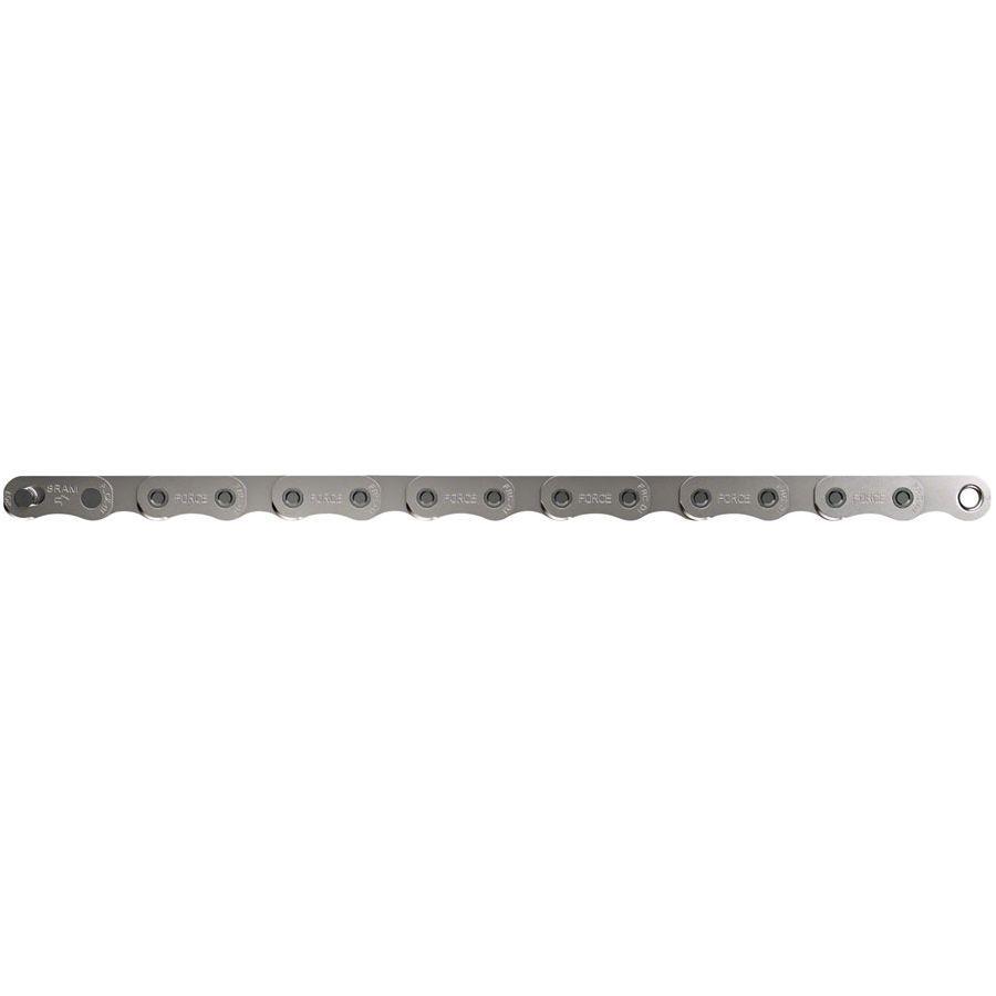 SRAM Force AXS 12-Speed Bicycle Chain - 120 Links, Flattop Design, Silver Finish | Premium Drivetrain Component for Road & Gravel Bikes