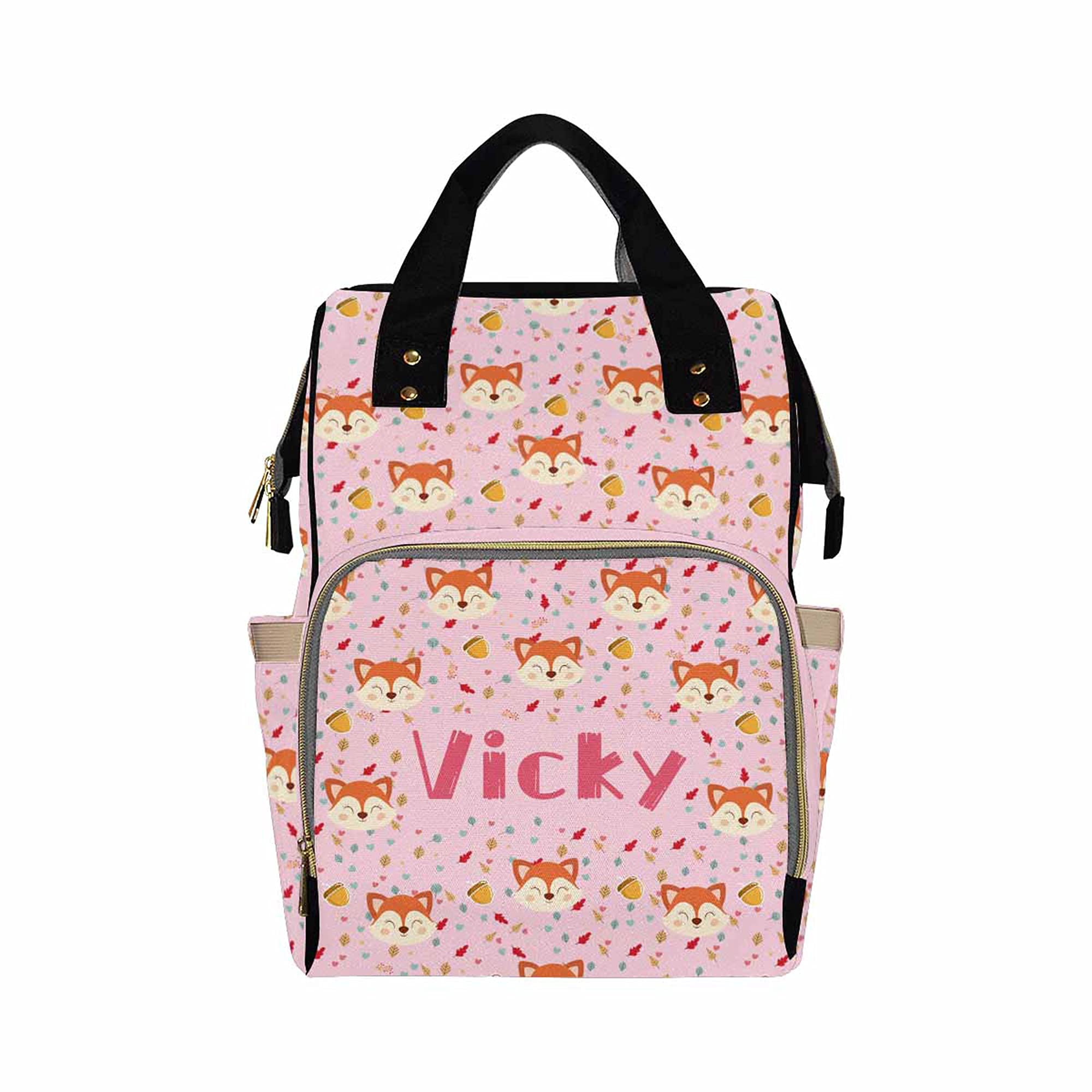 **Personalized Unicorn Diaper Bag for Baby Girls - Custom Name Lightweight Backpack for School Boys & Girls, Multi-Functional Travel & Daycare Essentials - Perfect for Elementary, Middle School & Back-to-School Gifts**    *(Use Cases: Ideal for daycare, school, travel, shopping, and as a stylish gift for birthdays, baby showers, or back-to-school season.)*