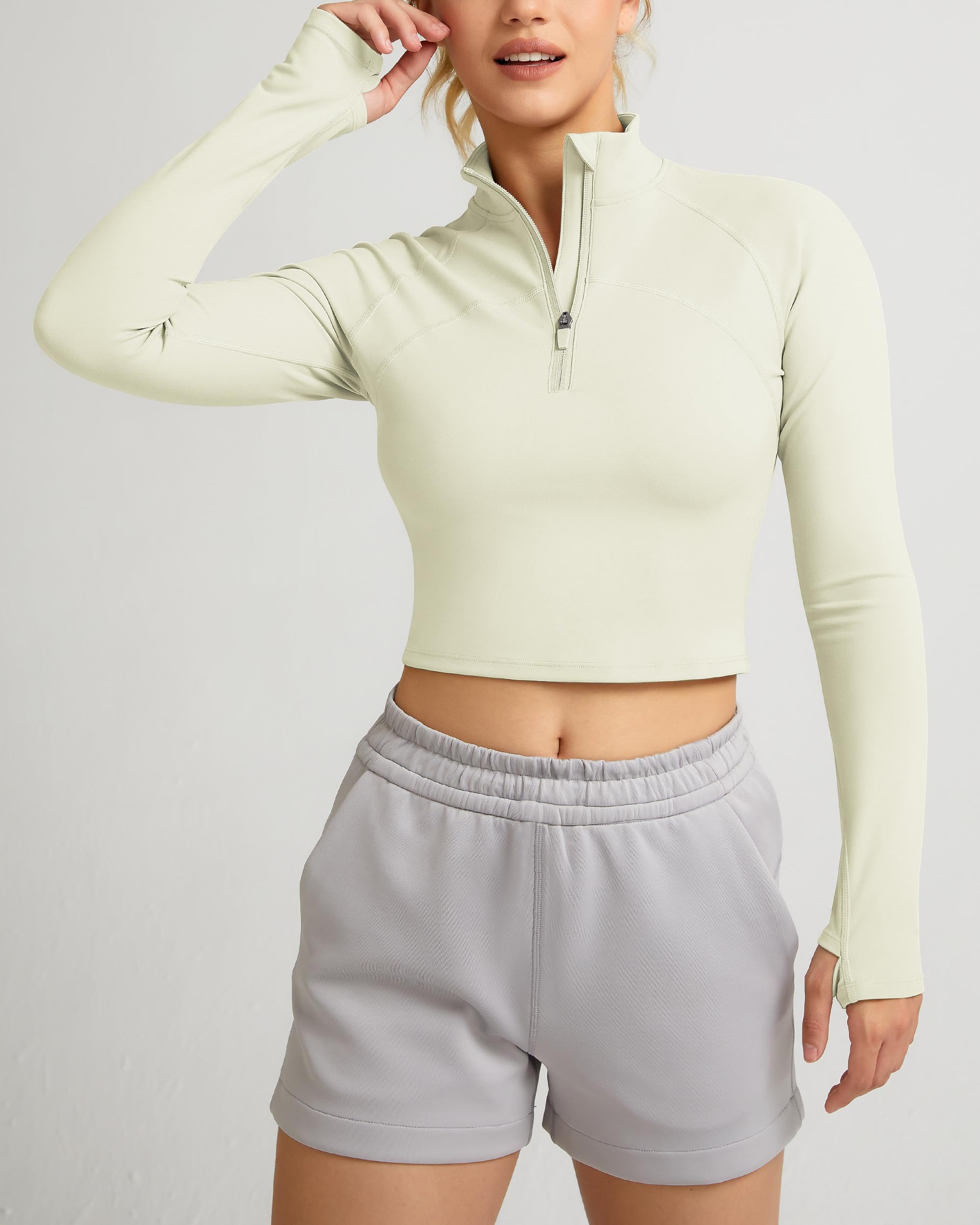 Half Zip Athletic Pullover Top - Breathable Workout Hoodie for Men & Women | Gym, Running, Yoga & Outdoor Activities