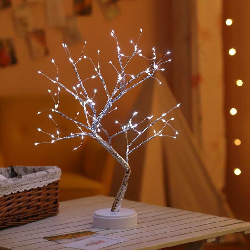 LED Bonsai Spirit Tree - Artificial Decorative Light Up Plant for Home, Office & Zen Garden Decor - Perfect for Meditation Rooms, Gift Giving & Feng Shui