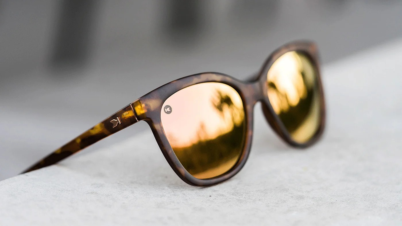 Deja Views Matte Tortoise Shell & Rose Gold Sunglasses - Stylish UV Protection Shades for Outdoor Activities, Beach, and Driving