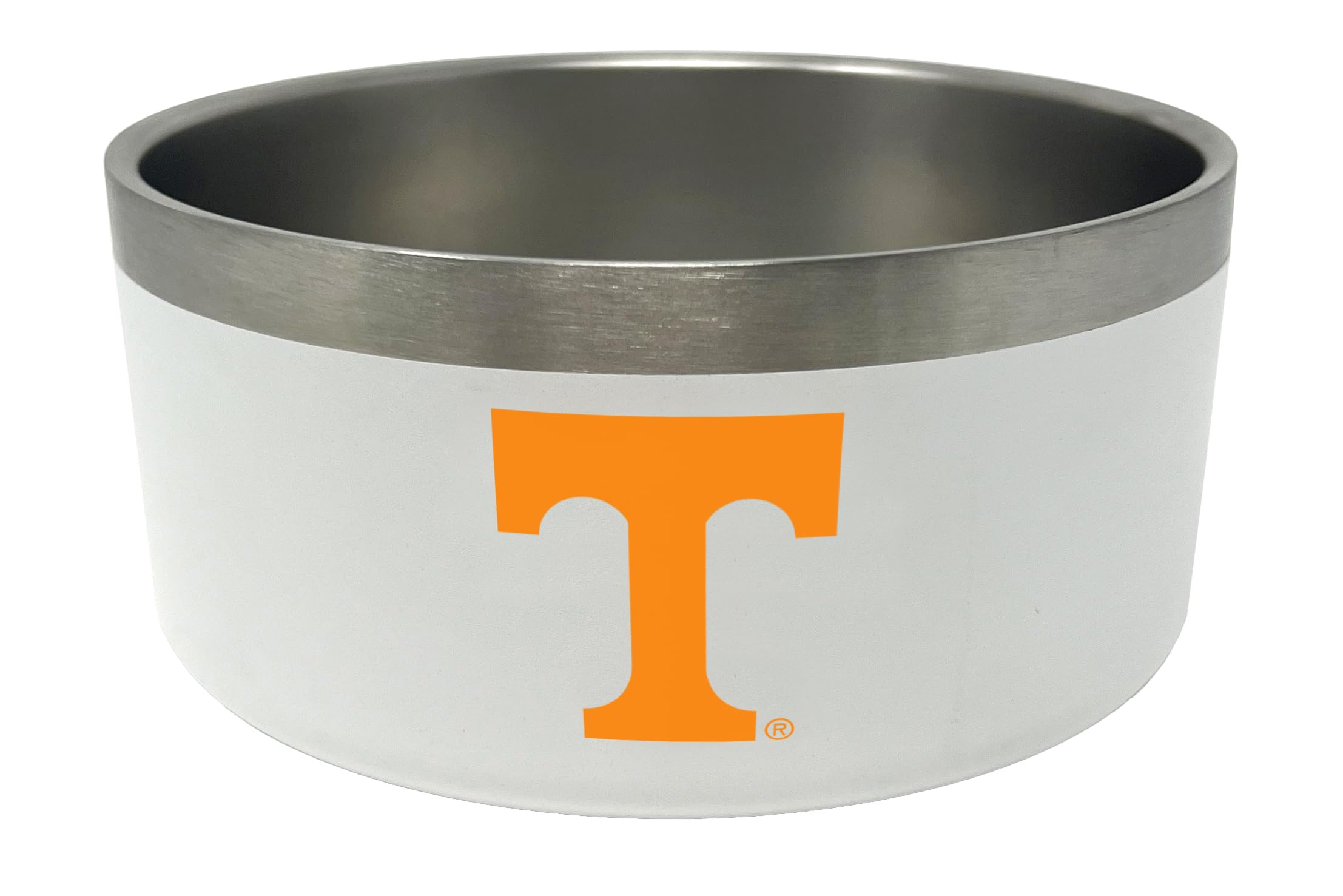 Tennessee Volunteers 32oz Stainless Steel Dog Bowl - NCAA Officially Licensed Pet Food & Water Dish for Dogs - Perfect for Game Day, Tailgating & Home Use
