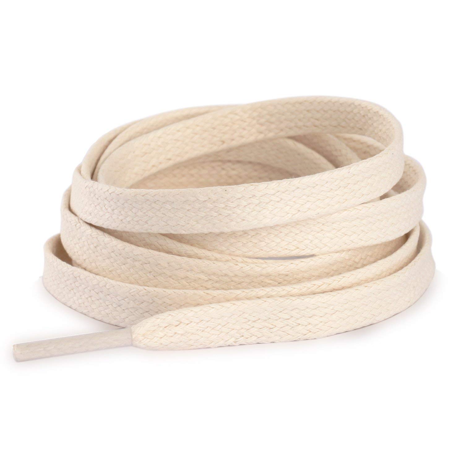 Premium Santimon Flat Waxed Cotton Shoelaces - Waterproof & Durable for Dress Shoes, Boots & Sneakers | Perfect for Outdoor, Work & Everyday Wear