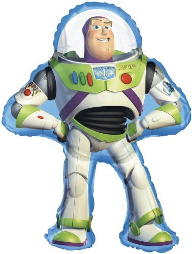 Buzz Lightyear Balloon - Large Toy Story Party Decorations (Uninflated) - Perfect for Birthday Parties, Baby Showers & Disney Themed Events