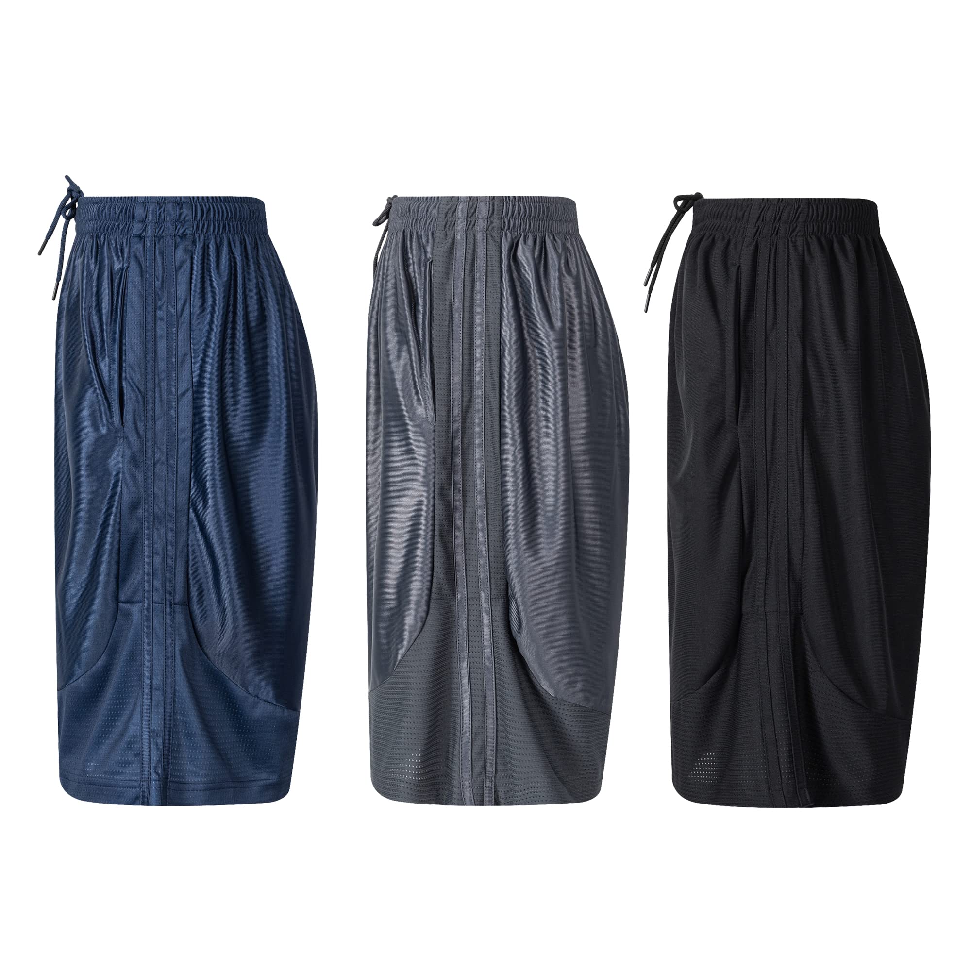 Abovewater Men's Basketball Shorts with Deep Pockets - Breathable Running Shorts & Gym Training Shorts with Adjustable Drawstring - Perfect for Basketball, Running, Workouts & Casual Wear