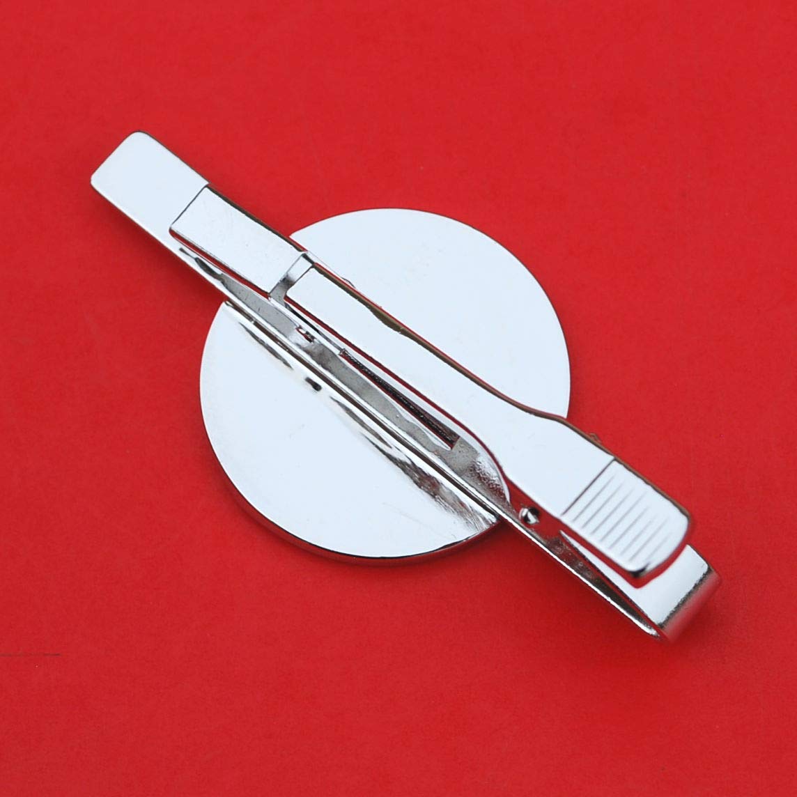 2018 Block Island National Wildlife Refuge Rhode Island Quarter BU Uncirculated 25 Cent Coin Silver Plated Tie Clip Clasp - America the Beautiful Series - Perfect Gift for Coin Collectors & Tie Accessory for Business Professionals