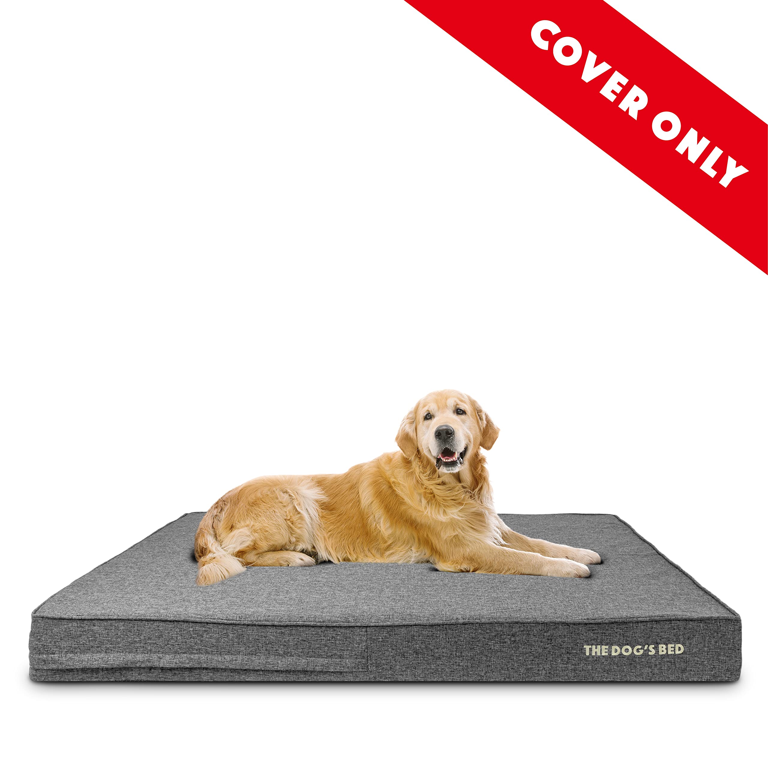 Washable Poly-Linen Dog Bed Cover Replacement - XXXL 64