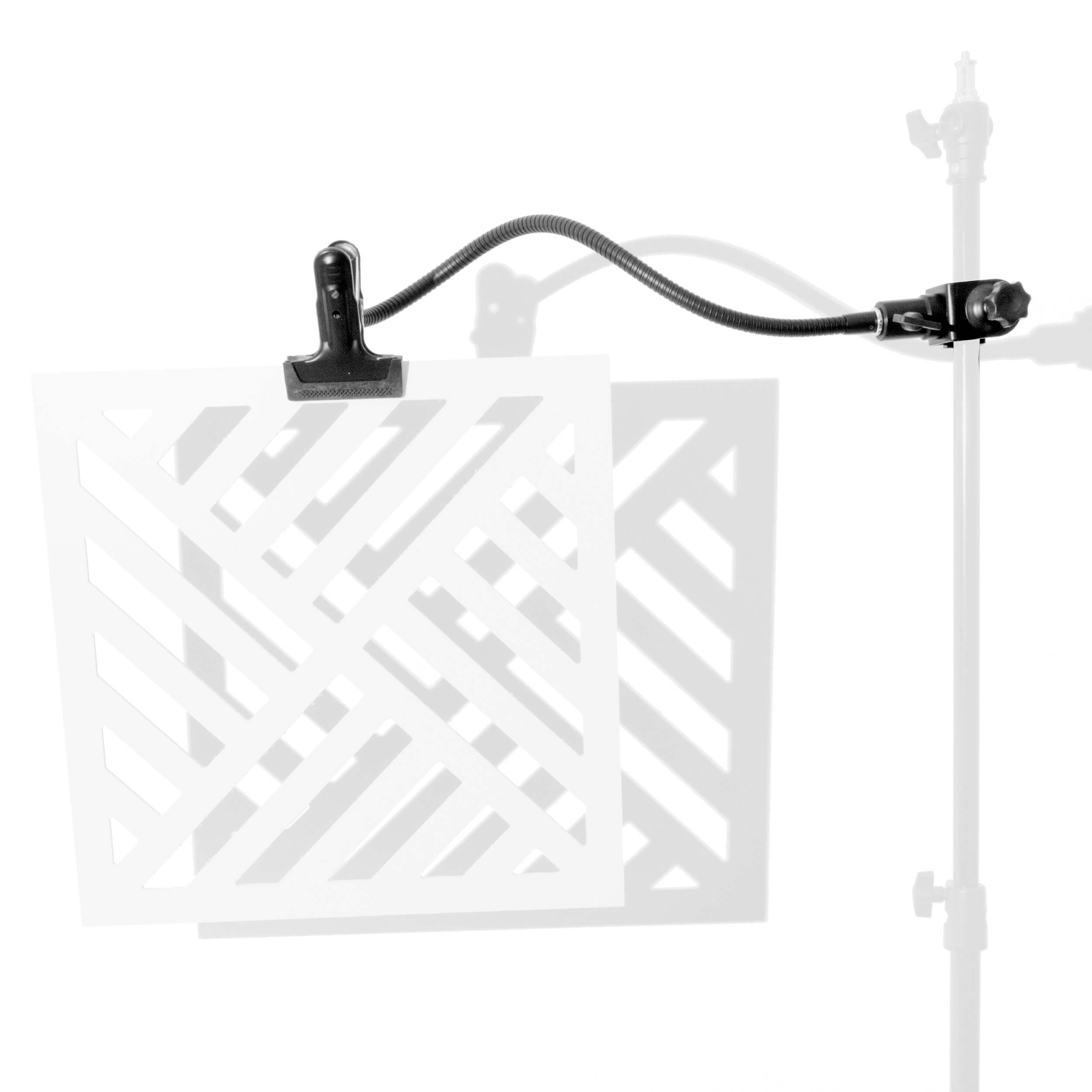 Oblique Lattice ShadowCaster & Flexi Arm Light Modifier Kit - Professional Photography Lighting Accessory for Studio, Portrait, and Product Photography