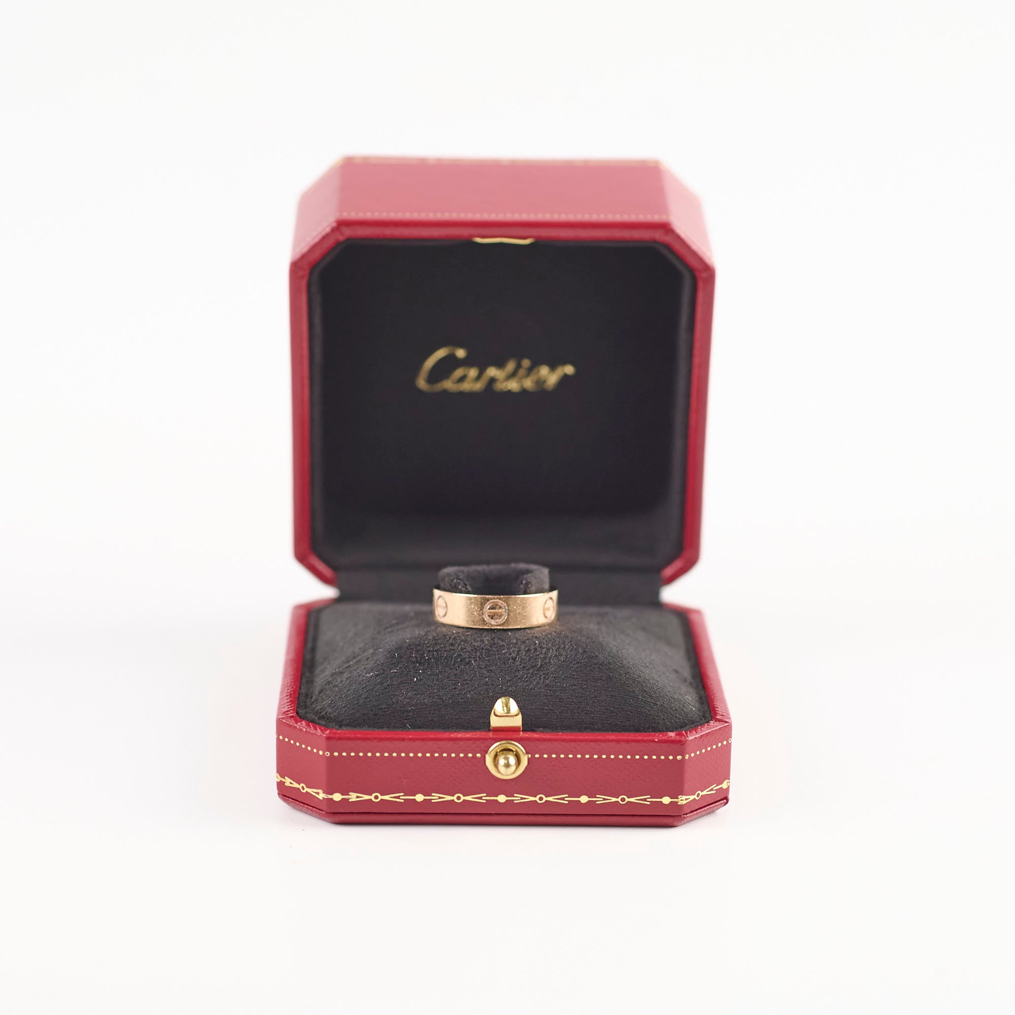Cartier Love Ring 18K Pink Gold Size 58 - Luxury Wedding Band for Women, Romantic Anniversary Gift for Her, Perfect for Engagement & Special Occasions