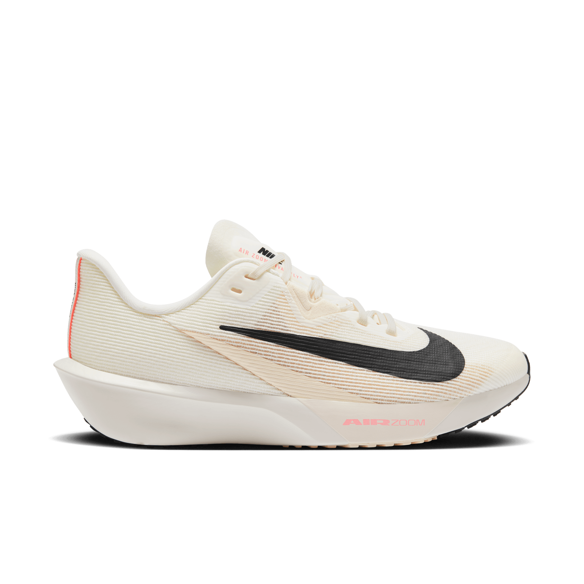 Unisex Rival Fly 4 Running Shoes - Lightweight Athletic Sneakers for Men & Women (104 Sail/Black Pale Ivory Guava Ice) - Perfect for Jogging, Gym Workouts & Casual Wear