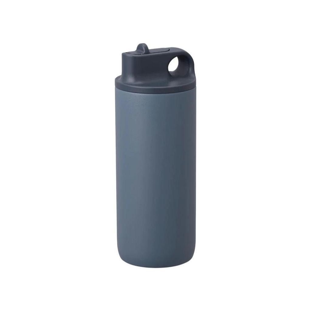 Kinto Active Tumbler 600ml Sports Water Bottle - Insulated Stainless Steel, Leak Proof, Blue Grey - Perfect for Gym, Hiking & Outdoor Activities